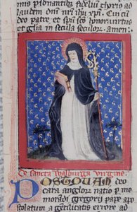 Page from the Legenda Aurea, Bruges, c.1400-10