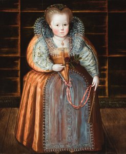Portrait of a Child, Said to be Queen Elizabeth by Flemish School