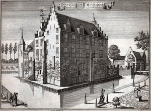 Rijsenburg Castle (engraving) by Flemish School