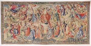 The Last Judgement: The Redemption of Man, Brussels Workshop by Flemish School