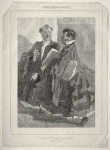 Crinolinographies. Costume of the Magistracy Proposed for 1857