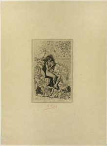 Frontispiece for Rimes de Joie by Félicien Rops