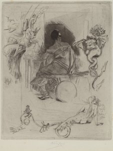 The Last Maja by Félicien Rops
