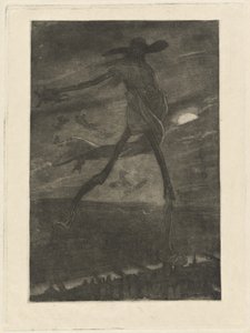 Satan Sowing Tare by Félicien Rops