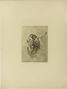 Temptation or the Apple by Félicien Rops