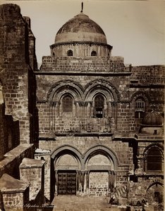 Album Palestine 1887: the basilica of the Holy Sepulchre in Jerusalem by Félix Bonfils