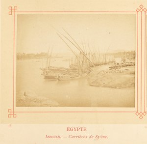 Aswan - Syene Quarries by Félix Bonfils