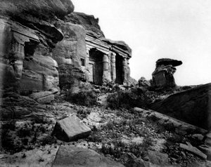 Gebel Silsileh, Egypt, 1878 by Félix Bonfils