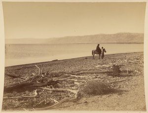 Dead Sea and Mountains of Judea, Palestine by Félix Bonfils