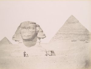 Pyramids and the Sphinx by Félix Bonfils