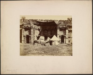 Rectangular Court, Baalbek by Félix Bonfils