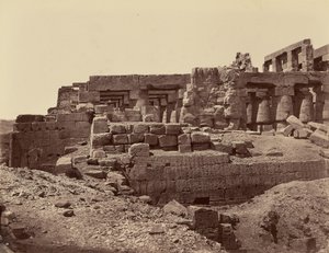 Ruins of the 3rd Pylon of the Temple (Southeast) Left Part (Karnak) Thebes