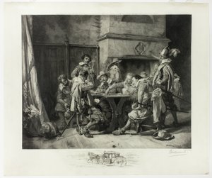 Lost Game (Soldiers Playing Cards)