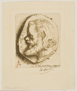 Portrait of Meryon in Profile