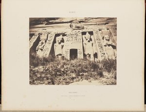 Abu Simbel. Small Temple - Central Part of the Facade