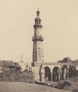 Djirdjeh, Mosque in Ruins on the Banks of the Nile, 1851-52, printed 1853-54