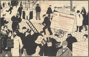 Book Jacket for "Les Rassemblements"