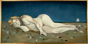 Sleeping Bather on the Sand