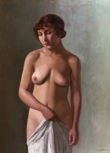 Standing Young Girl