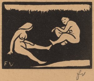 Two Seated Bathers