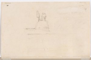 Sketch for Pavilion Near a Mosque by Félix Ziem