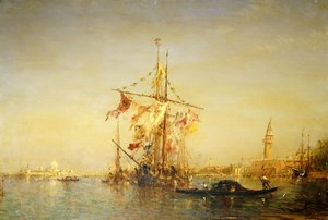 The Bacino Venice with Shipping