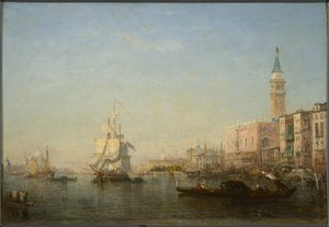 The Grand Canal, Venice by Félix Ziem