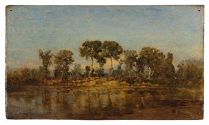 The Rhône between Arles and Avignon, between 1860 and 1865