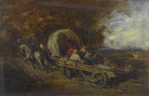 The Carriage, between 1843 and 1844 by Félix Ziem