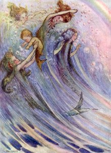 Mermaids playing