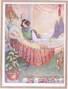 The Princess Put the Maidens into Hammocks by Flora White