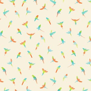 Parrots - Pattern by Florent Bodart