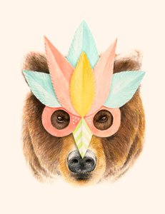 The Bear with the Paper Mask by Florent Bodart