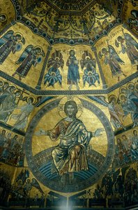 Mosaic on the Domed Ceiling of St Johns Baptistry, Florence