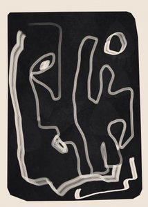 Abstract Line Contour by Flow Line