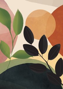 Earthy Botanical Abstract