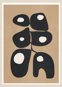 Mid-Century Organic Abstract by Flow Line