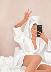 Pampered Peace Selfie