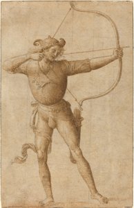 Archer Drawing a Bow