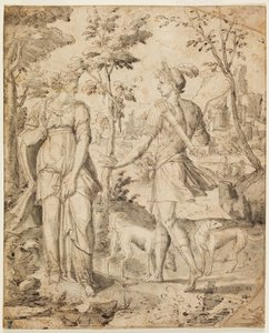 Esau Meets Rebecca After the Hunt Empty-Handed