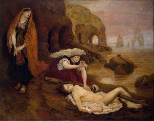 Finding of Don Juan by Haidee by Ford Madox Brown