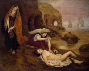 The Finding of Don Juan by Haidee by Ford Madox Brown