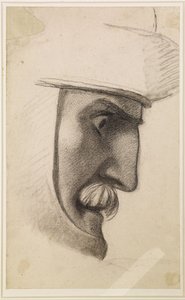 The Spirit of Justice - Study for Head of the Baron by Ford Madox Brown