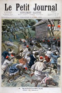 Defeat of the Sakalava, Madagascar by Fortuné Méaulle