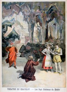 Performance of Les Sept Chateaux du Diable, Theatre du Chatelet, Paris by Fortuné Méaulle