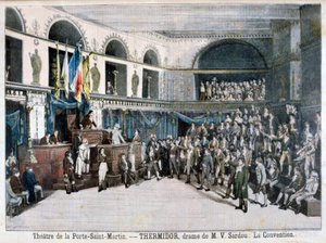 The Convention, Scene from Thermidor, at the Theatre de la Porte Saint-Martin, Paris, 1896 by Fortuné Méaulle