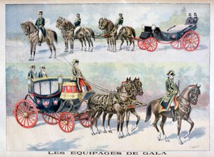 Types of Gala Coaches by Fortuné Méaulle