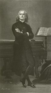 Franz Liszt by Fortune Joseph Seraphin Layraud