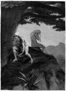 Adam and Eve by Fortune Louis Meaulle