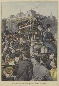 Arrival of the Boer Delegates in Paris by Fortune Louis Meaulle